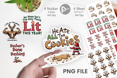 Reindeer Rants Quotes Sticker Product Image 1