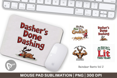 Reindeer Rants Quotes Mouse Pad Product Image 1
