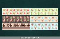 Reindeer Seamless Stripe Product Image 1