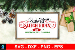 45 Christmas Sign SVG Bundle - Farmhouse Christmas SVG Product Image 8