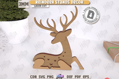 Reindeer Stands Décor Laser Cut Bundle|Christmas Decorations Product Image 12