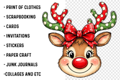 Reindeer Sublimation PNG Design Product Image 2