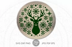 Christmas Reindeer, SVG Cut Files, Reindeer Clipart Product Image 2