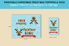 Christmas treat bag toppers svg / Reindeer Chow Product Image 4