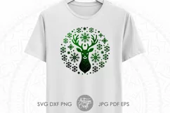 Christmas Reindeer, SVG Cut Files, Reindeer Clipart Product Image 3