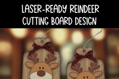 Reindeer Cookie Board Laser Ready SVG | Holiday SVG Product Image 4