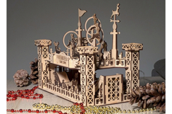 Reindeer Flight School - laser cut file, Glowforge plan SVG Product Image 8