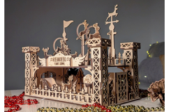 Reindeer Flight School - laser cut file, Glowforge plan SVG Product Image 15