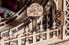 Reindeer Flight School - laser cut file, Glowforge plan SVG Product Image 9