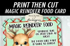 Reindeer Food Print and Cut Card | Magic Reindeer Food Product Image 2