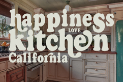 Reity Cegohe Retro Groovy Display Font Modern Product Image 4