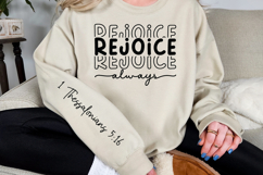 Rejoice always Sleeve SVG Design Product Image 3