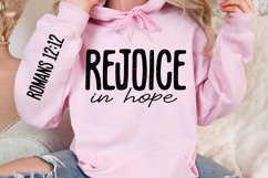 Rejoice In Hope Sleeve SVG Design Product Image 3