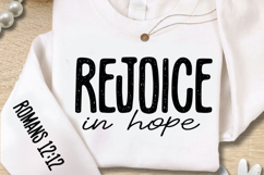 Rejoice In Hope Sleeve SVG Design Product Image 2