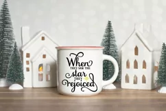 When They Saw The Star They Rejoiced SVG - Matthew 2:10 Product Image 5