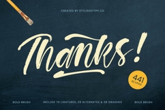 Rekont Laughin - Bold Brush Font Product Image 20