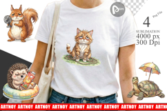 Relatable Summer Mom Burnout Sublimation Product Image 1