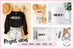 Law Of Attraction SVG - Relax And Allow SVG Product Image 2