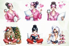 Relaxed Woman Sublimation Clipart Product Image 4