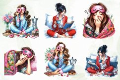 Relaxed Woman Sublimation Clipart Product Image 3