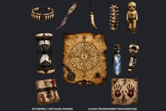 Dark Ritual Artifacts Cult Relics Occult PNG Clipart Product Image 3