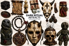 Dark Ritual Artifacts Cult Relics Occult PNG Clipart Product Image 1