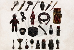 Dark Ritual Artifacts Cult Relics Occult PNG Clipart Product Image 4