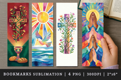 Religion faith printable sublimation bookmark design Product Image 1