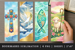 Religion faith printable sublimation bookmark design Product Image 1
