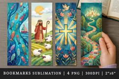 Religion faith printable sublimation bookmark design Product Image 1