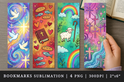 Religion faith printable sublimation bookmark design Product Image 1