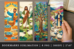 Religion faith printable sublimation bookmark design Product Image 1