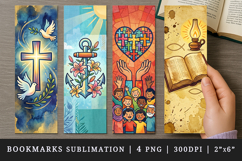 Religion faith printable sublimation bookmark design Product Image 1