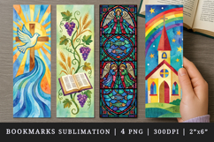 Religion faith printable sublimation bookmark design Product Image 1