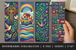 Religion faith printable sublimation bookmark design Product Image 1