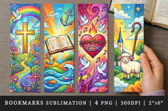 Religion faith printable sublimation bookmark design Product Image 1