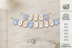 Religious banners Bundle Laser Cut. Wall decor SVG Product Image 9