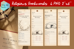 Religious Bookmarks. Christian quotes PNG Product Image 1