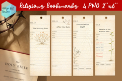 Religious Bookmarks. Christian quotes PNG Product Image 1
