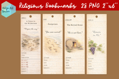 Religious Bookmarks Bundle. Christian quotes PNG Product Image 7
