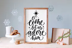O Come Let Us Adore Him SVG Product Image 4