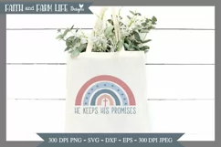 He keeps His promises SVG, Sublimation, Printable Product Image 3