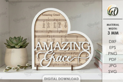 3D Religious Stand Decor Laser Cut. Standing Decor SVG Product Image 1