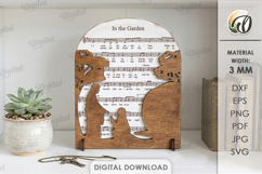 3D Religious Stand Decor Laser Cut. Standing Decor SVG Product Image 1