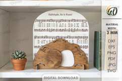 3D Religious Stand Decor Laser Cut. Standing Decor SVG Product Image 1