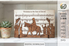 3D Religious Stand Decor Laser Cut. Standing Decor SVG Product Image 1
