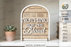 3D Religious Stand Decor Laser Cut. Standing Decor SVG Product Image 1