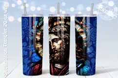 Jesus tumbler design, religious tumbler wrap Product Image 1