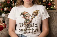 Reluctant Christmas Elves Sublimation Product Image 4