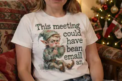 Reluctant Christmas Elves Sublimation Product Image 5